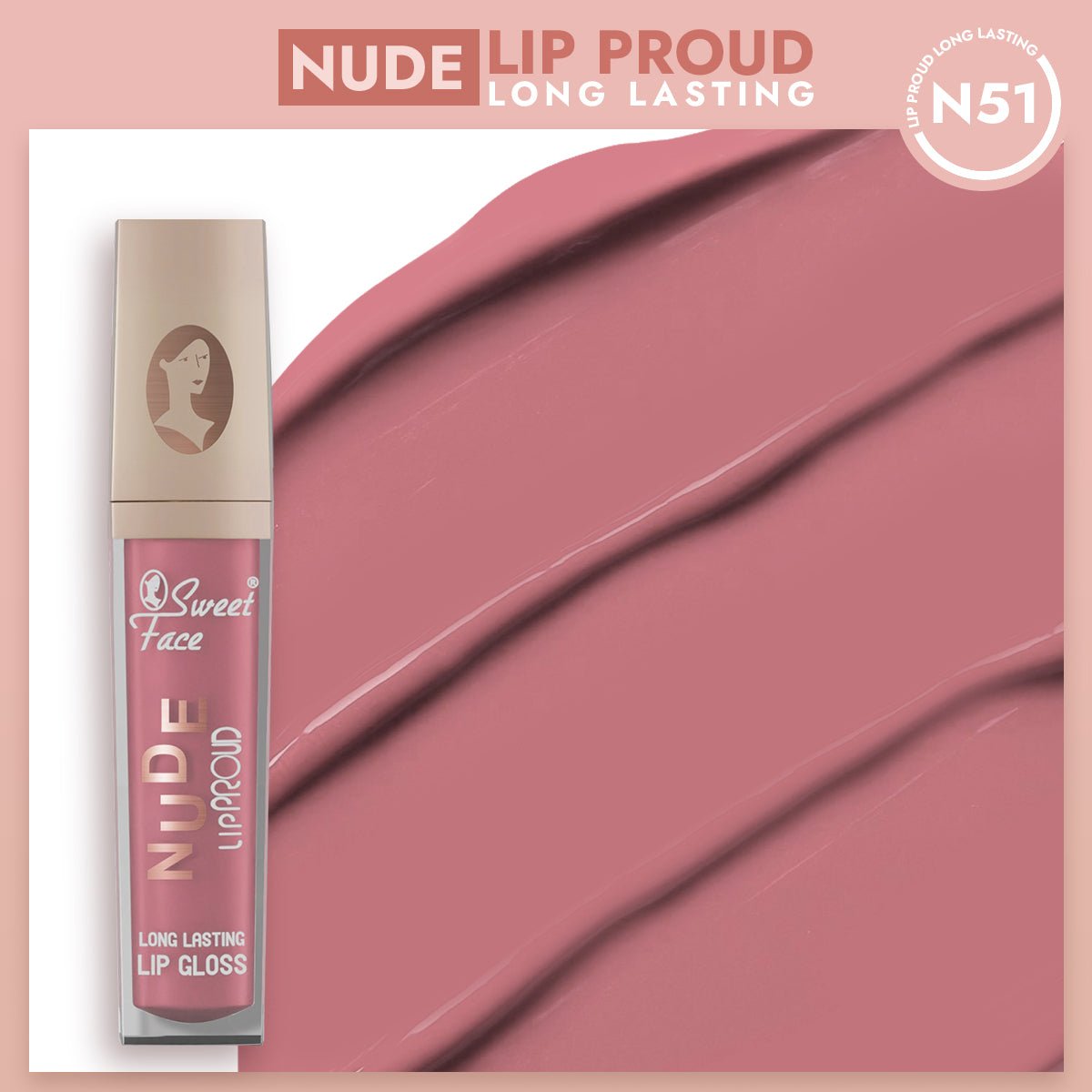 Nude Long Lasting Matte Lip Gloss Nude Long Lasting Matte Lip Gloss – Sweetface nude lip gloss