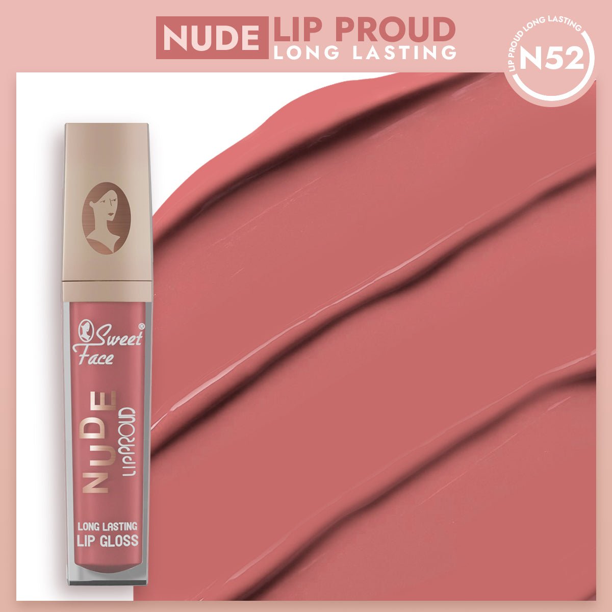 Nude Long Lasting Matte Lip Gloss Nude Long Lasting Matte Lip Gloss – Sweetface nude lip gloss 5