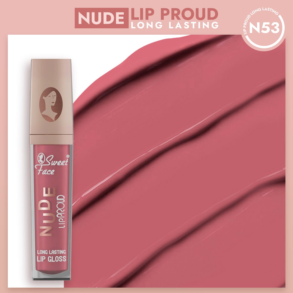 Nude Long Lasting Matte Lip Gloss Nude Long Lasting Matte Lip Gloss – Sweetface nude lip gloss 6