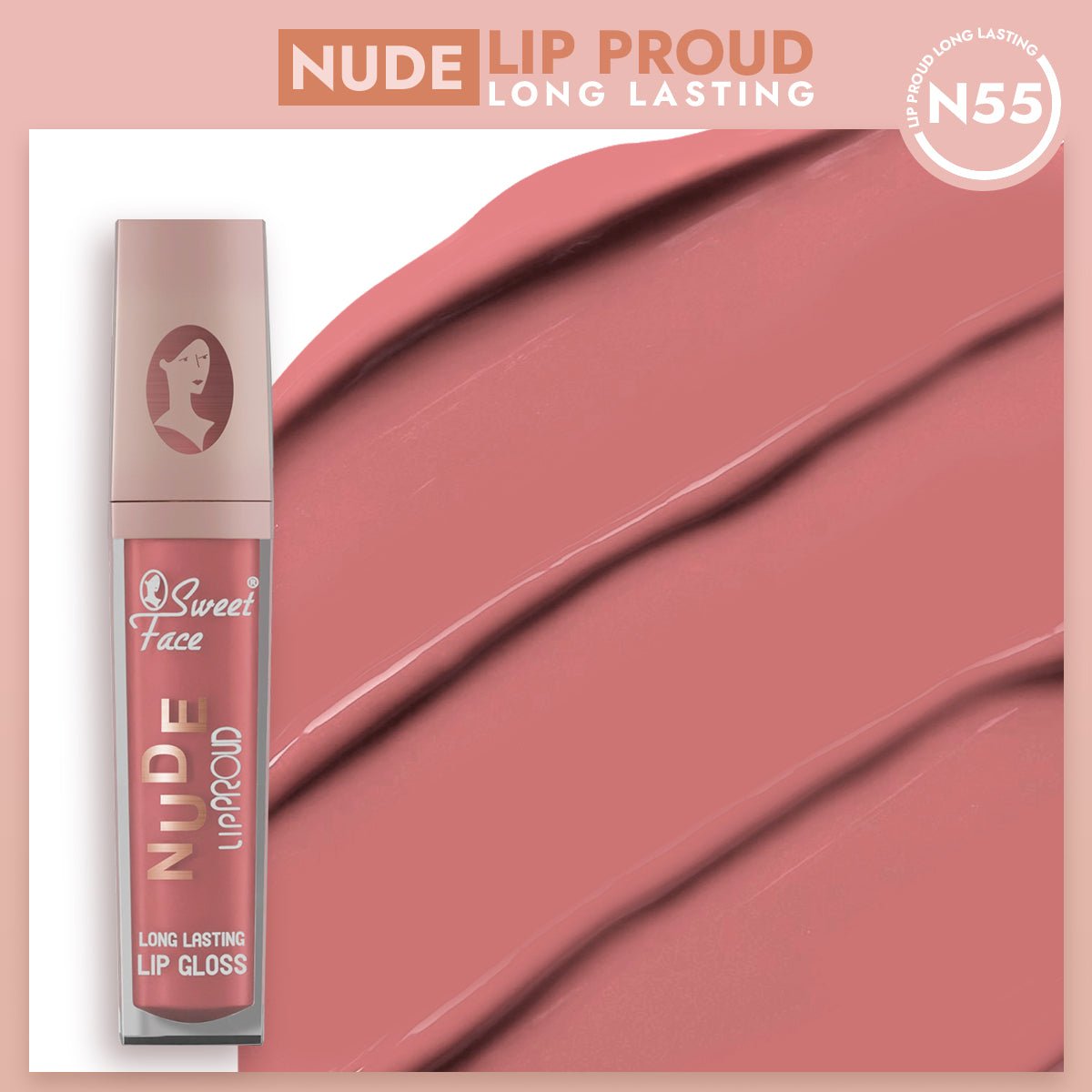 Nude Long Lasting Matte Lip Gloss Nude Long Lasting Matte Lip Gloss – Sweetface nude lip gloss 8