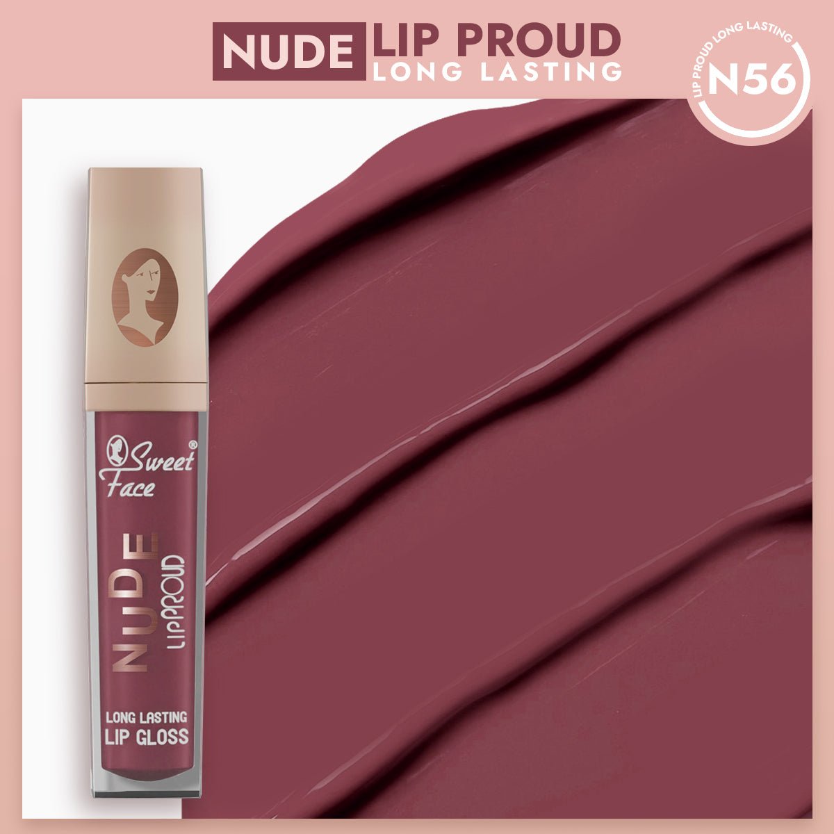 Nude Long Lasting Matte Lip Gloss Nude Long Lasting Matte Lip Gloss – Sweetface nude lip gloss 9