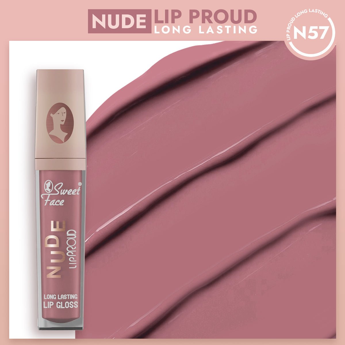 Nude Long Lasting Matte Lip Gloss Nude Long Lasting Matte Lip Gloss – Sweetface nude lip gloss 10