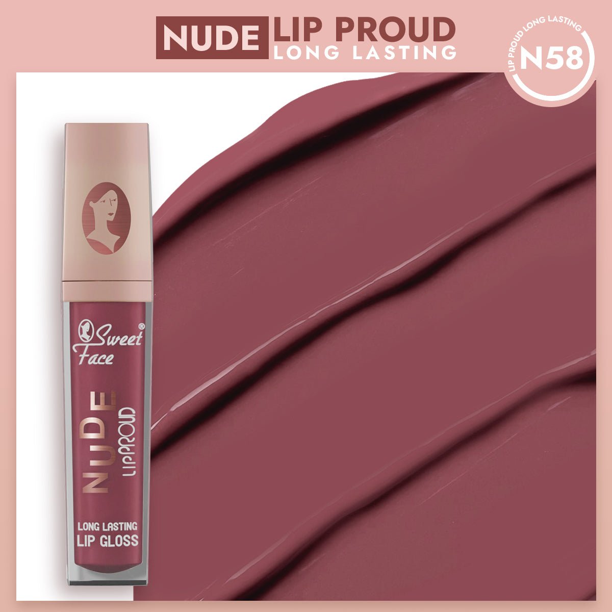 Nude Long Lasting Matte Lip Gloss Nude Long Lasting Matte Lip Gloss – Sweetface nude lip gloss 11