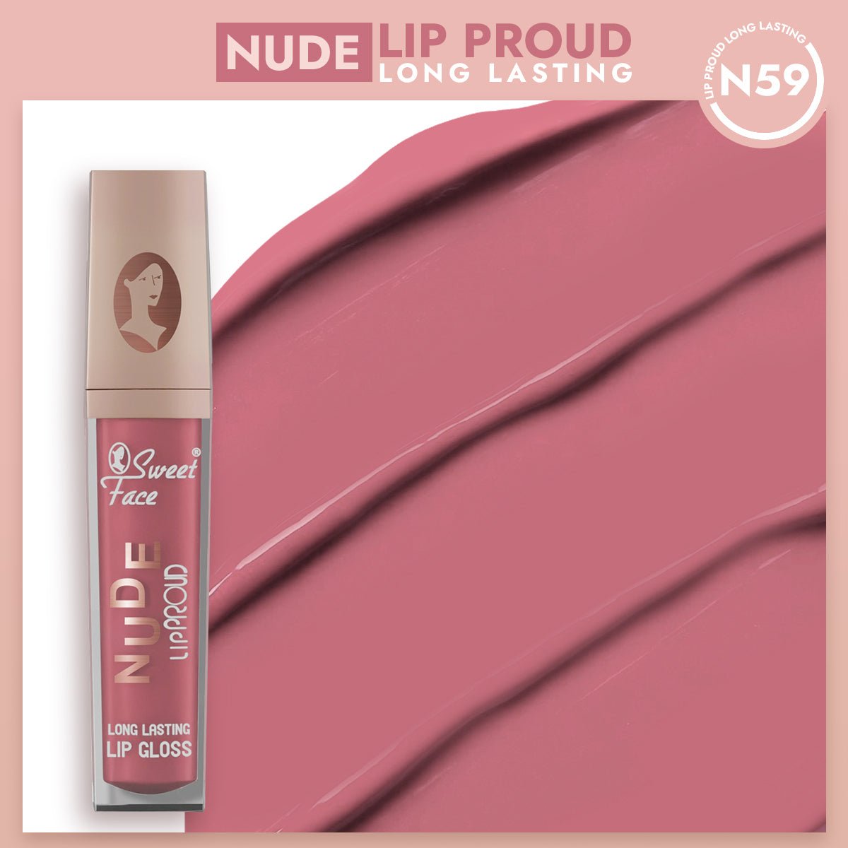 Nude Long Lasting Matte Lip Gloss Nude Long Lasting Matte Lip Gloss – Sweetface nude lip gloss 12