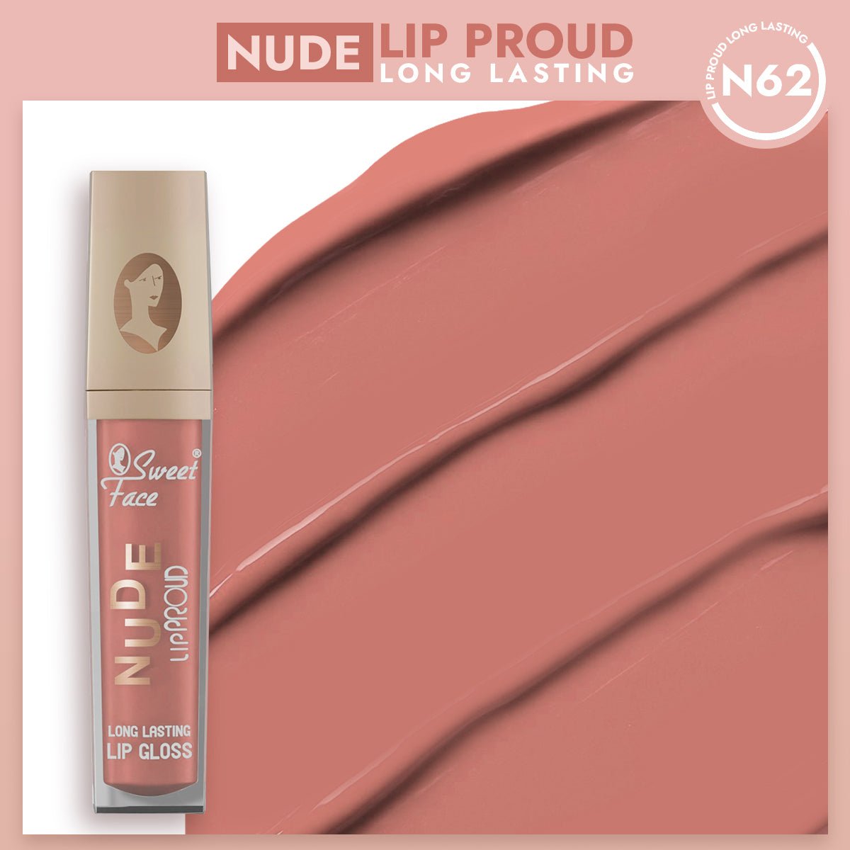 Nude Long Lasting Matte Lip Gloss Nude Long Lasting Matte Lip Gloss – Sweetface nude lip gloss 15