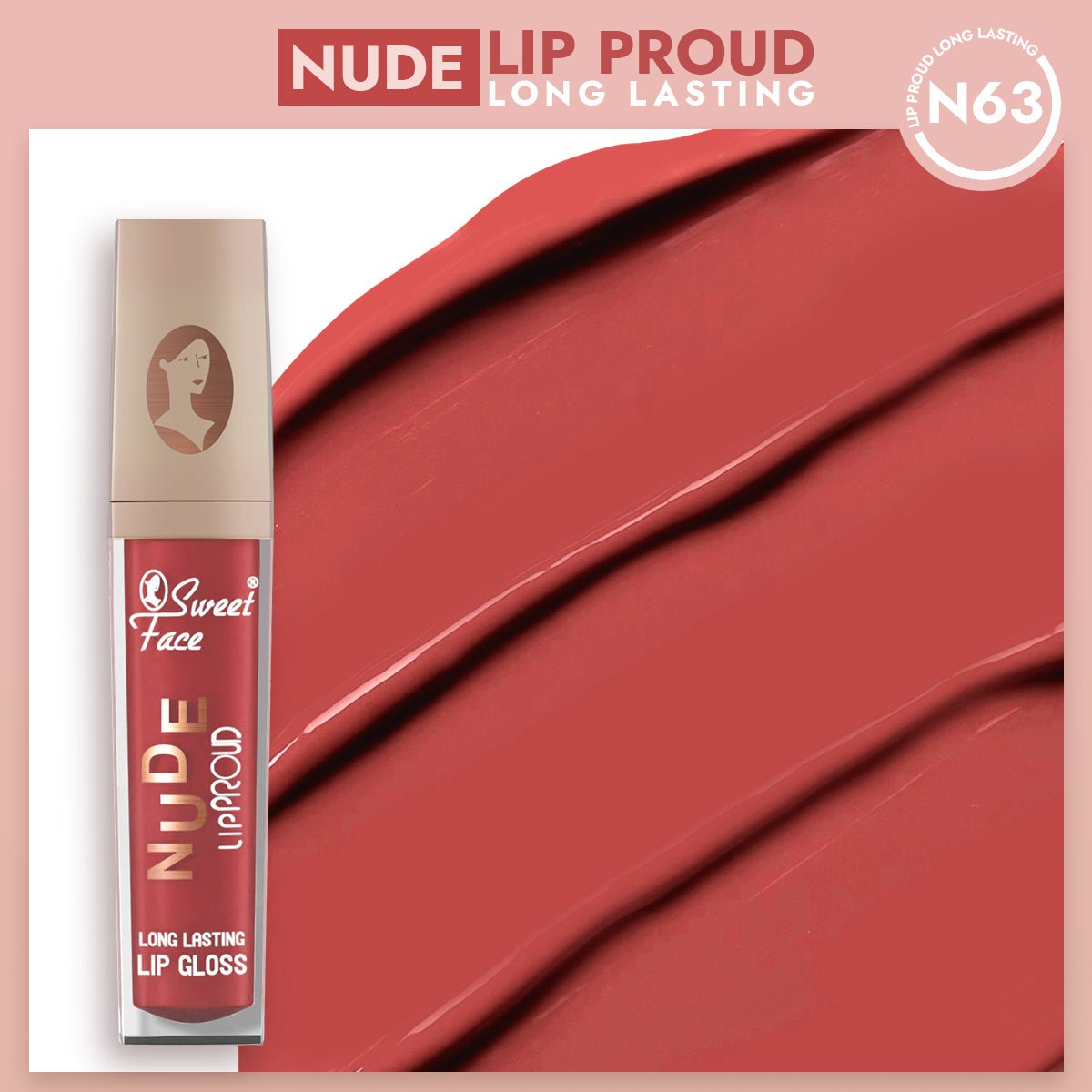 Nude Long Lasting Matte Lip Gloss Nude Long Lasting Matte Lip Gloss – Sweetface nude lip gloss 16