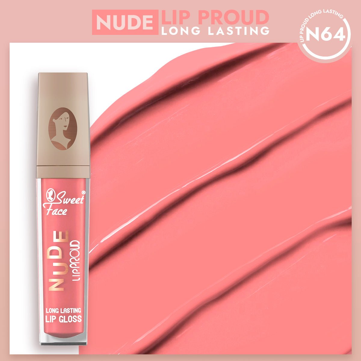 Nude Long Lasting Matte Lip Gloss Nude Long Lasting Matte Lip Gloss – Sweetface nude lip gloss 17