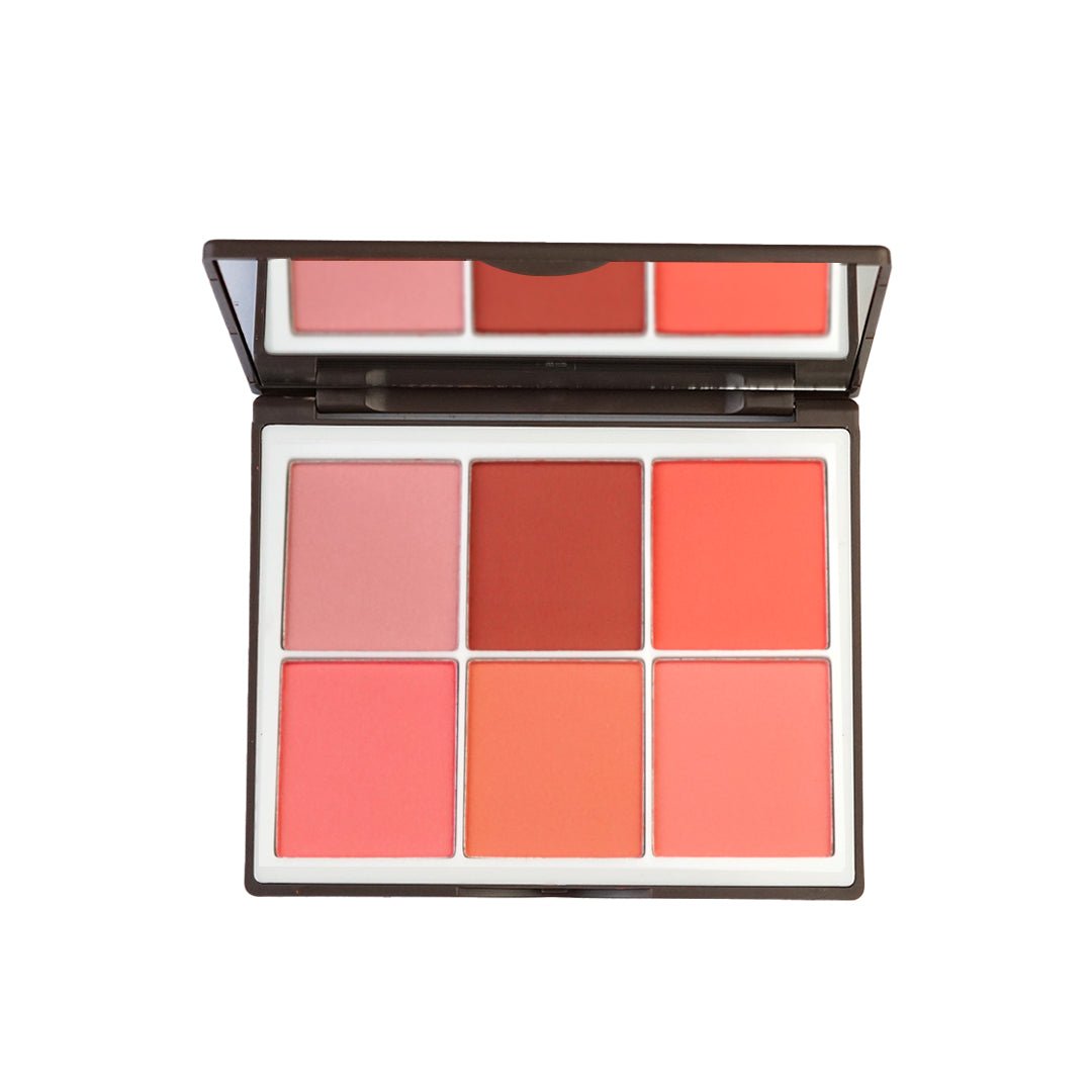 6 Color Elegant Matt & Silky Blushon 6 Color Elegant Matt & Silky Blushon – Sweetface blush on palette 2