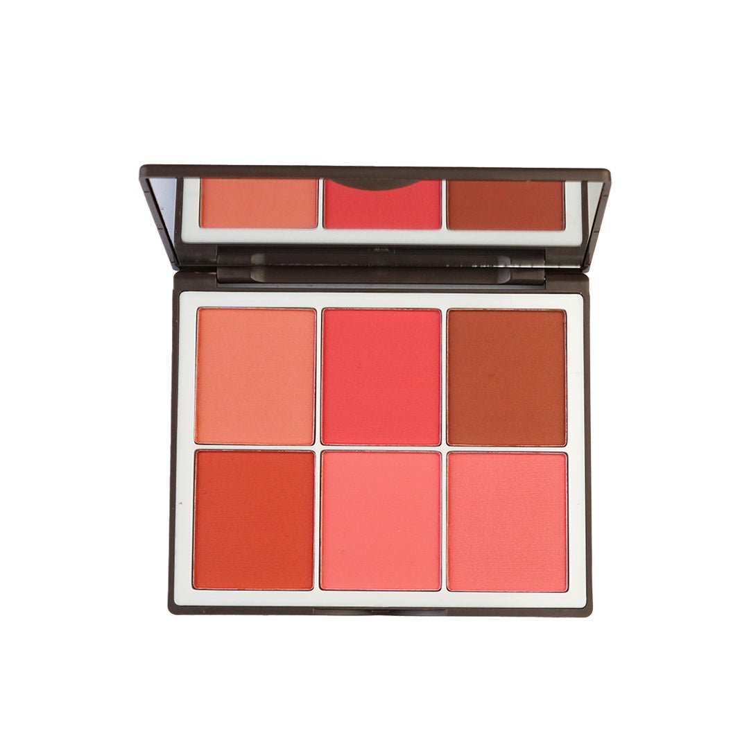 6 Color Elegant Matt & Silky Blushon 6 Color Elegant Matt & Silky Blushon – Sweetface blush on palette