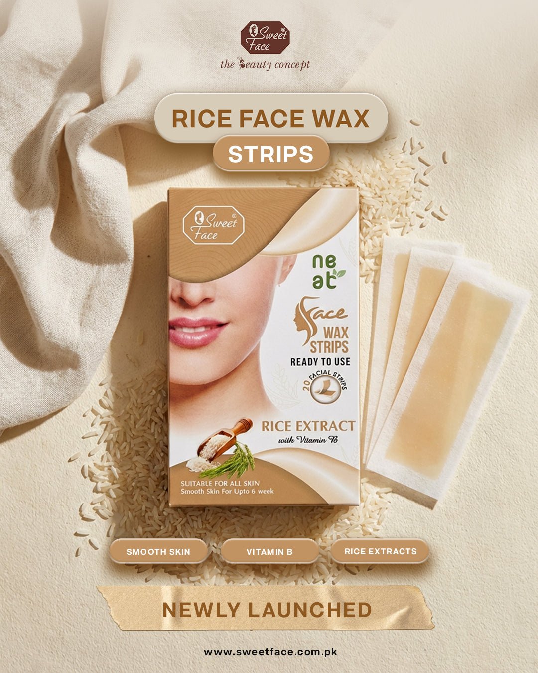 SweetFace Face Wax Strips – 20 Ready-to-Use Strips for Gentle Facial Hair Removal SweetFace Face Wax Strips – 20 Ready-to-Use Strips for Gentle Facial Hair Removal – Sweetface face wax strips