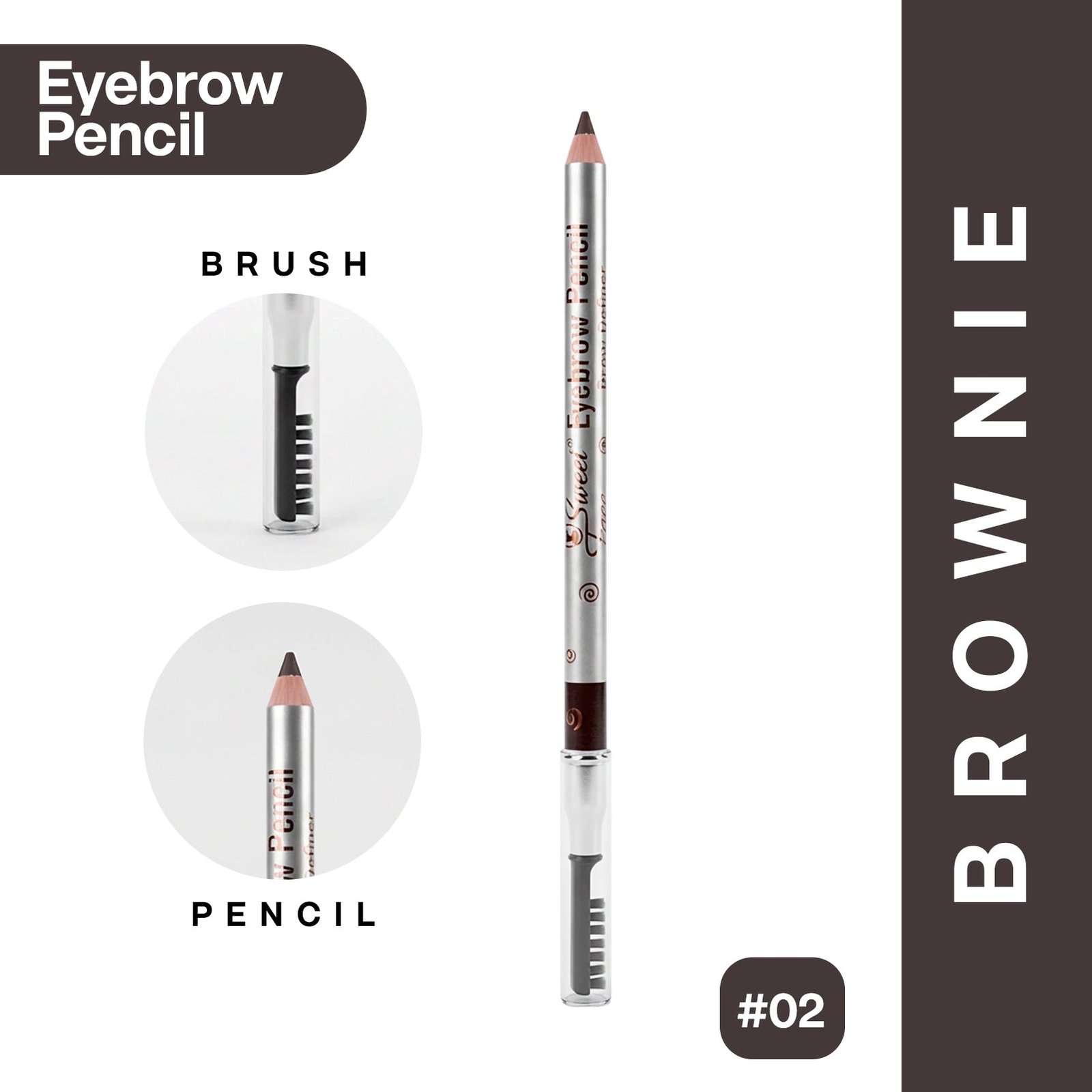 Professional Eye Brow Pencil Professional Eye Brow Pencil – Sweetface eyebrow pencil 6