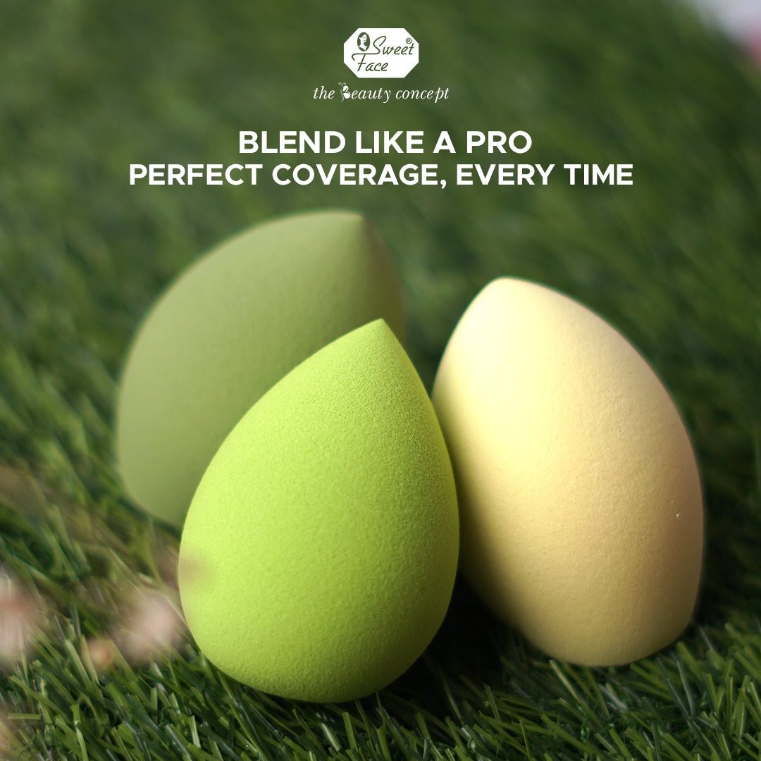 3PCS Blending Puff Jar 3PCS Blending Puff Jar – Sweetface blending sponge set 3