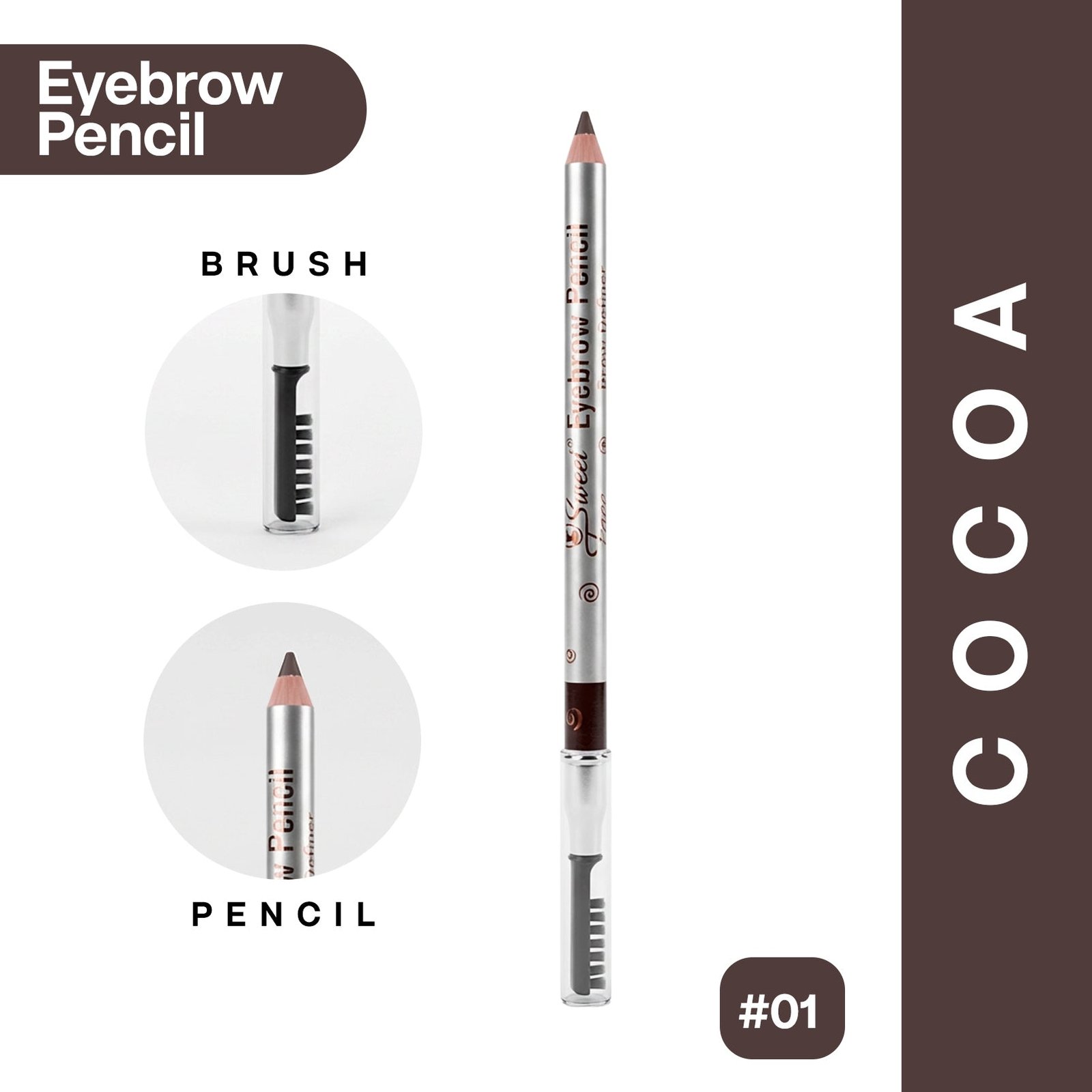 Professional Eye Brow Pencil Professional Eye Brow Pencil – Sweetface eyebrow pencil 5