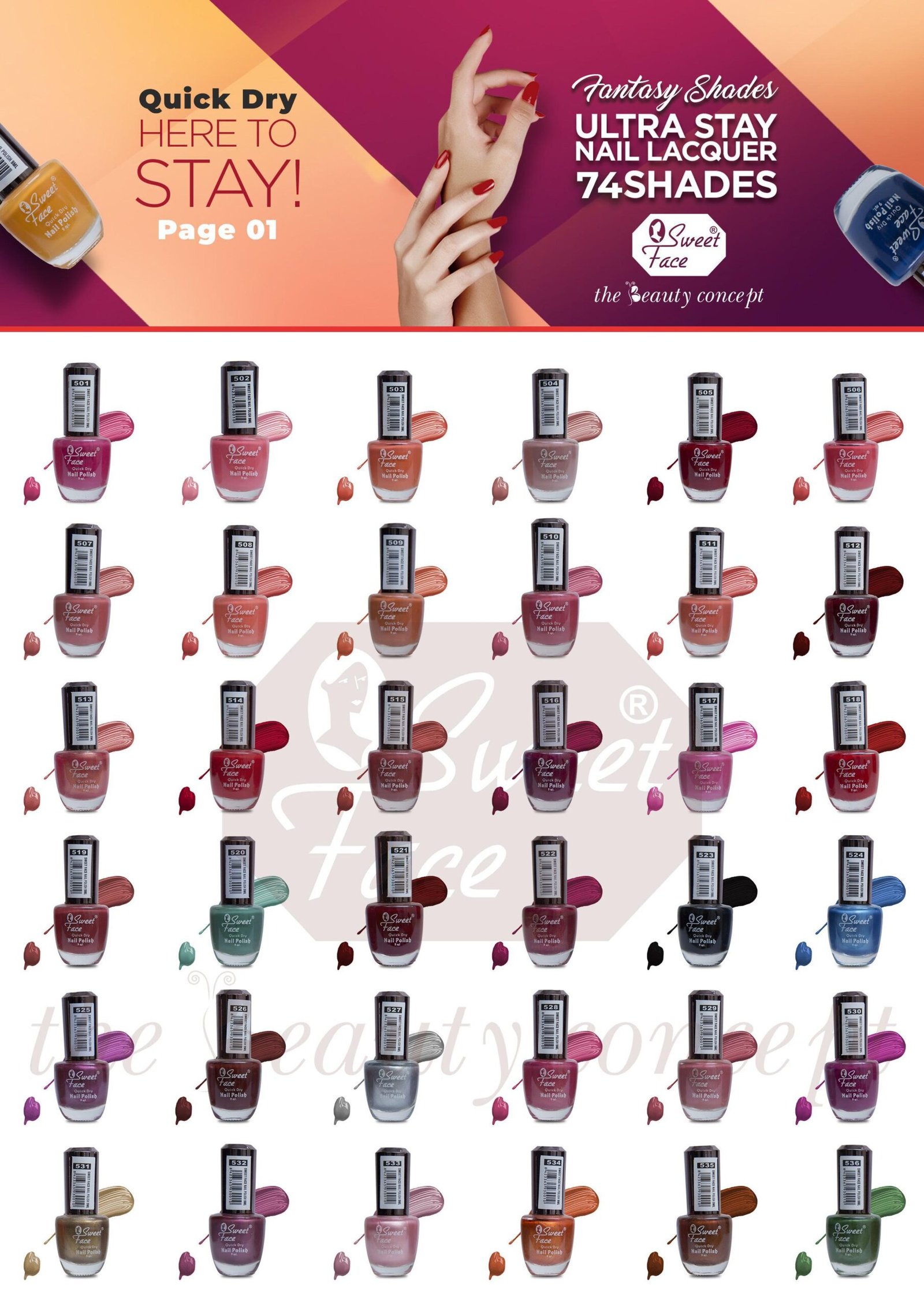 Qiuck Dry Nail Polish 9ml Qiuck Dry Nail Polish 9ml – Sweetface quick dry nail polish 2
