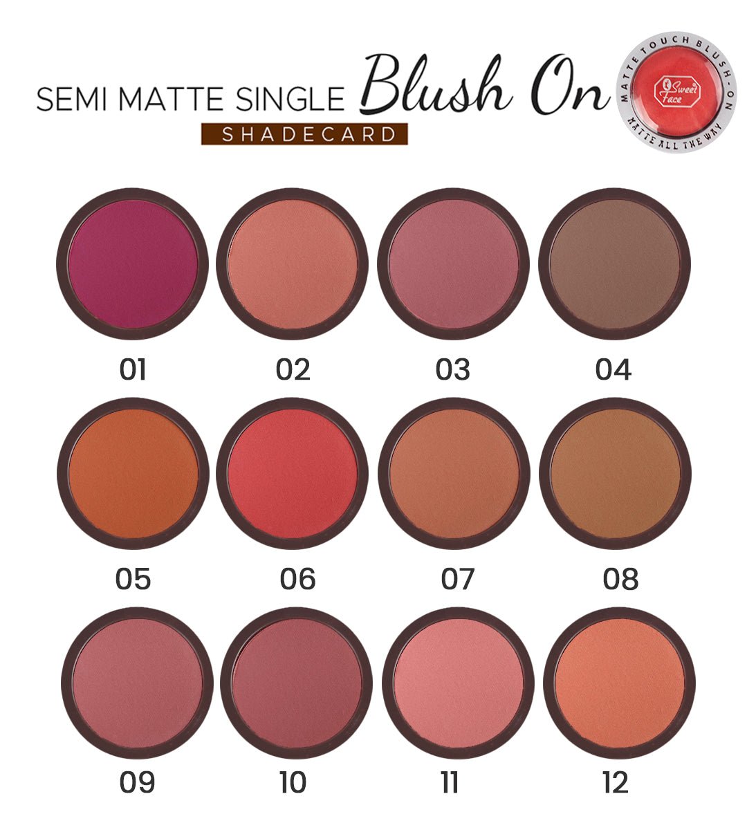 SweetFace Matte Blush On – Natural Matte Finish SweetFace Matte Blush On – Natural Matte Finish – Sweetface matte blush on 3