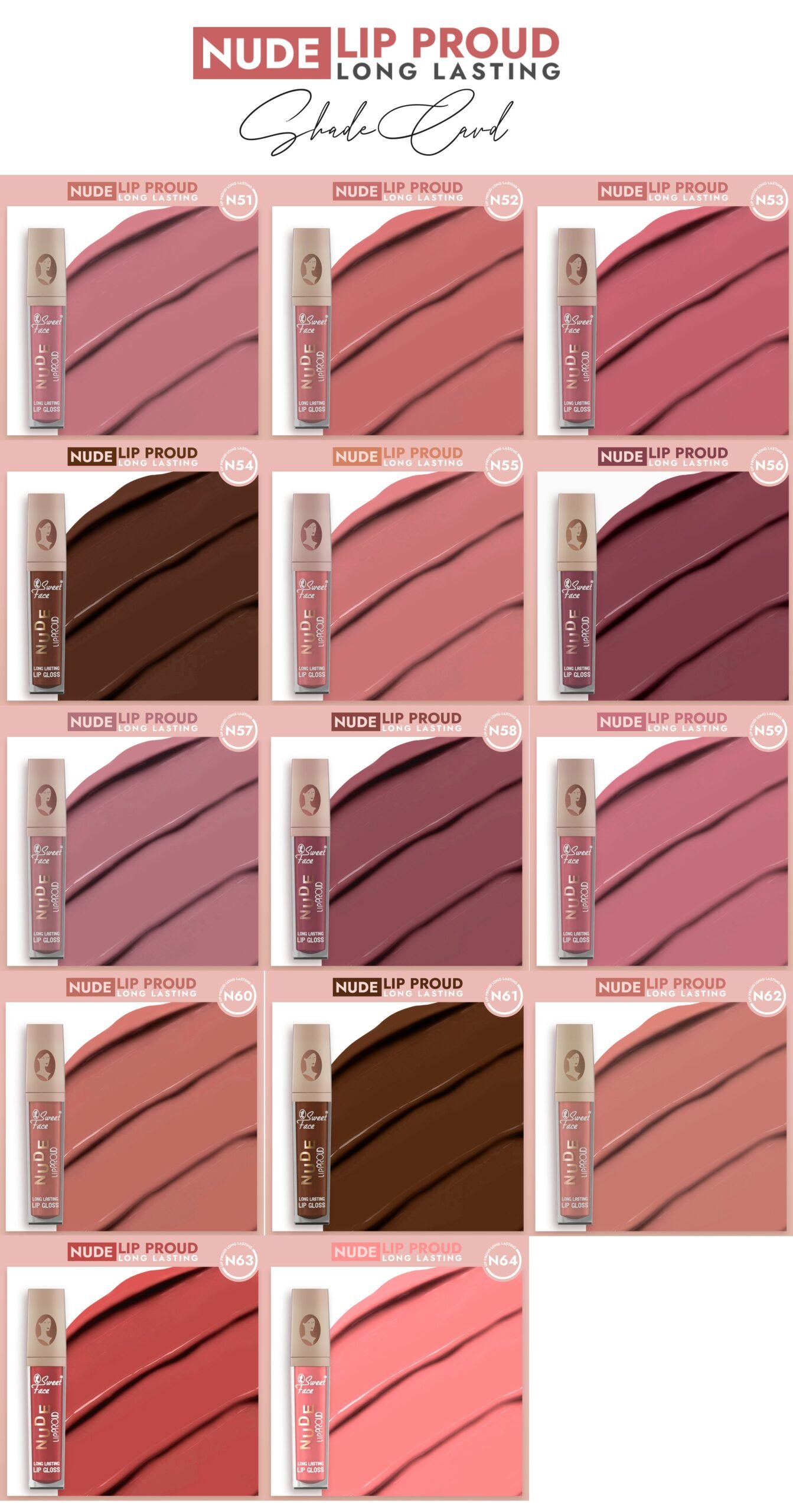 Nude Long Lasting Matte Lip Gloss Nude Long Lasting Matte Lip Gloss – Sweetface nude lip gloss 4