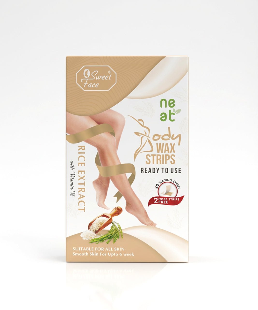 SweetFace Body Wax Strips 20PCS – Ready-to-Use Hair Removing Strips SweetFace Body Wax Strips 20PCS – Ready-to-Use Hair Removing Strips – Sweetface body wax strips 7